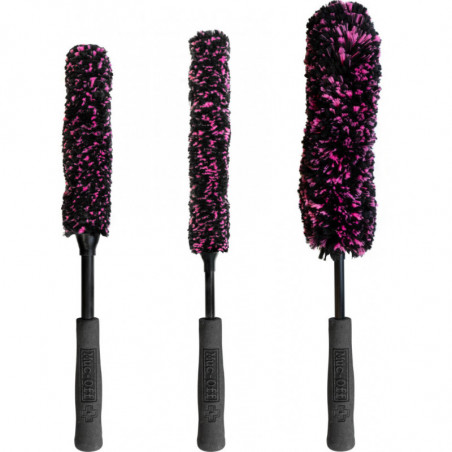 Muc-Off Microfibre Brush Kit (set of 3)