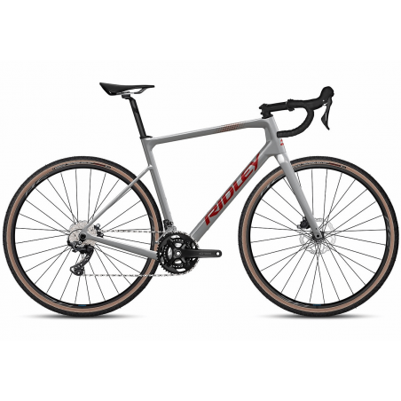 Ridley Grifn Gravel Carbon grau/rot metallic