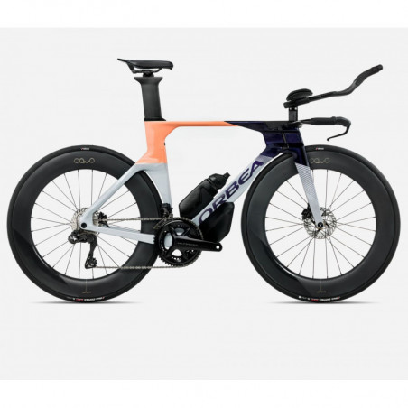 Orbea ORDU M20iLTD Halo Silver - Tanzanite Carbon View - Orange Cloud (Gloss)