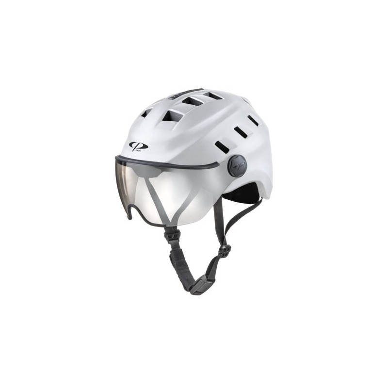 CP Bike CHIMO Helmet visor clear white matt