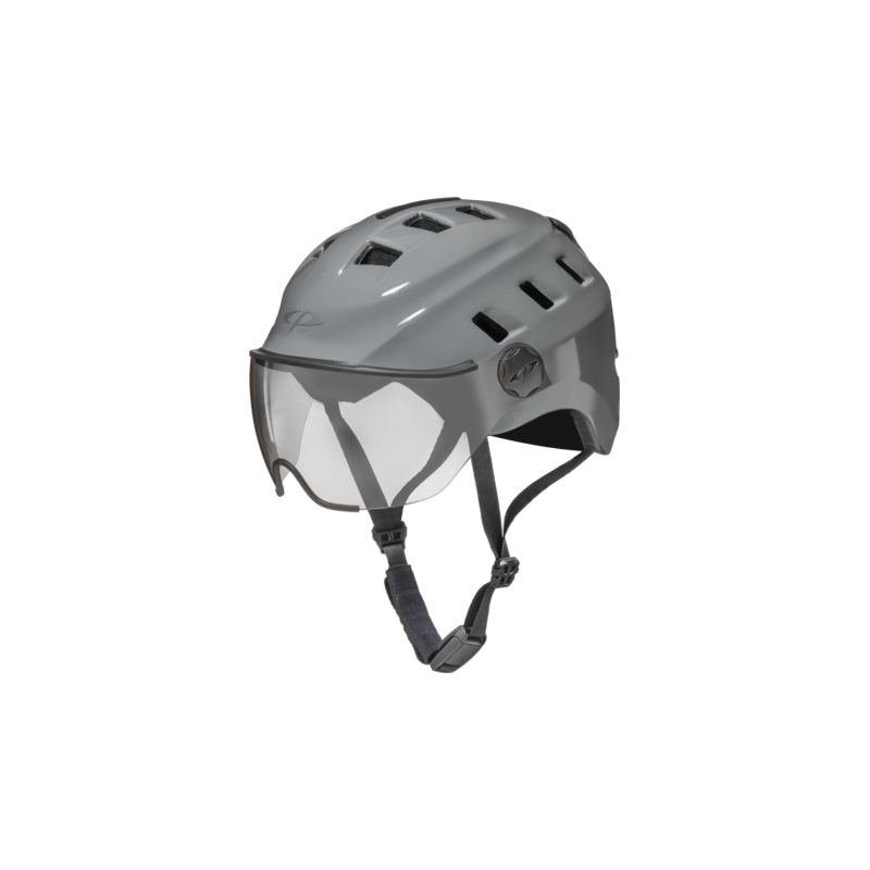 CP Bike CHIMO Helmet visor clear grey shiny