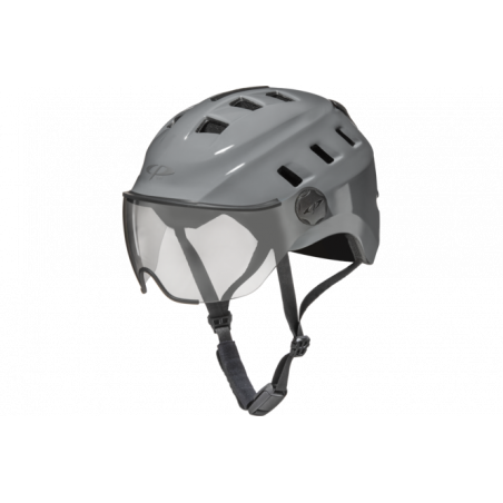CP Bike CHIMO Helmet visor clear grey shiny