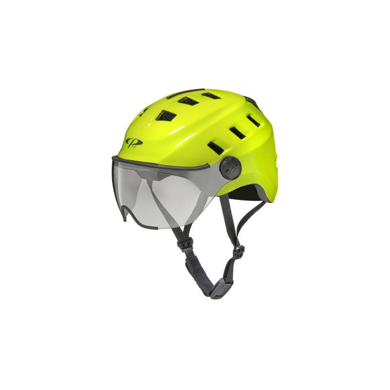 CP Bike CHIMO Helmet visor clear fluo yellow shiny