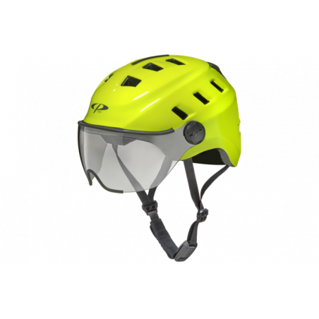 CP Bike CHIMO Helmet visor clear fluo yellow shiny