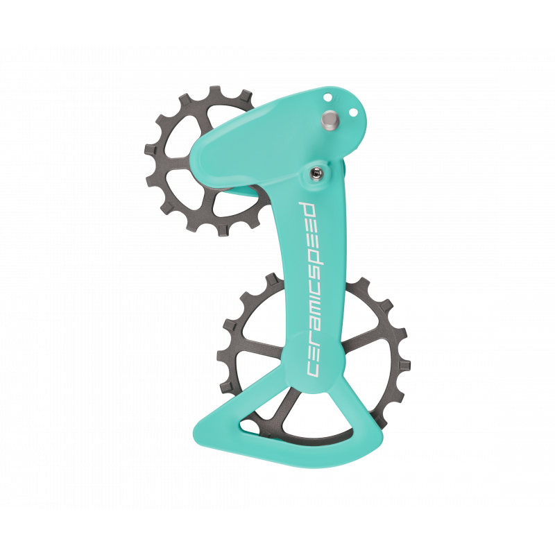 CeramicSpeed OSPW X for Shimano XT/XTR 12s Cerakote Limited Edition, Icy Blue/Silver