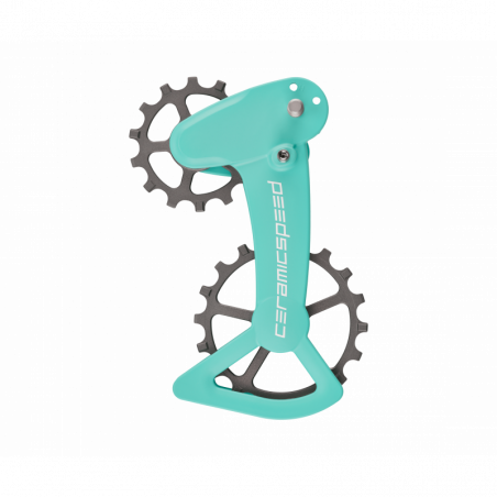CeramicSpeed OSPW X for Shimano XT/XTR 12s Cerakote Limited Edition, Icy Blue/Silver