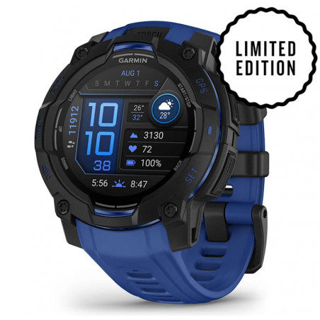 Garmin Instinct 3 – 45 mm, AMOLED, mit Silikon-Wechselarmband 22 mm, Sportuhr