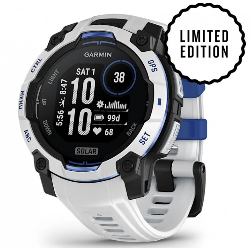 Garmin Instinct 3 – 45 mm, Solar, mit Silikon-Wechselarmband 22 mm, Sportuhr