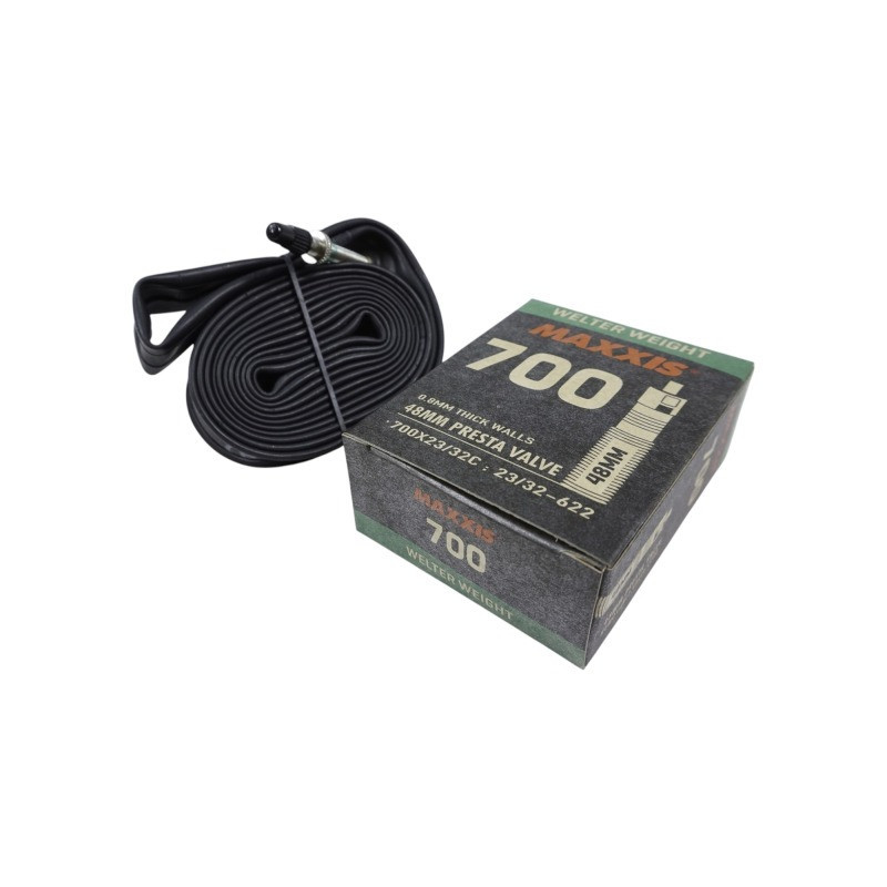 Maxxis Schlauch Welter Weight Presta 700x23-32C, 23/32-622 Ventil 48mm