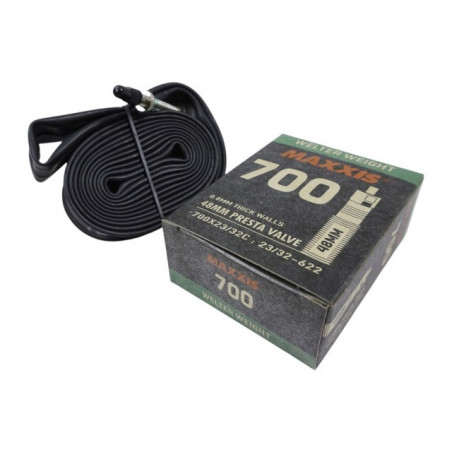 Maxxis Schlauch Welter Weight Presta 700x23-32C, 23/32-622 Ventil 48mm