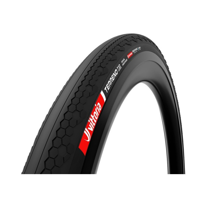 Vittoria Terreno T10 Hardpack Gravel Endurance TLR 700x45C, 45-622 faltbar Graphene schwarz