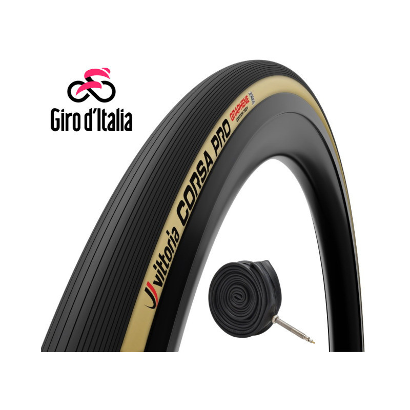 Vittoria Corsa Pro Tube Typ 700x30C, 30-622 faltbar cotton tan braun/schwarz