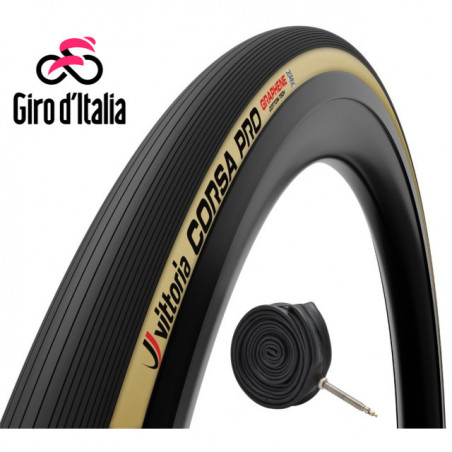 Vittoria Corsa Pro Tube Typ 700x30C, 30-622 faltbar cotton tan braun/schwarz