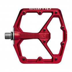 Crank Brothers Pedal Stamp large All Mountain, Enduro, Downhill, Freeride, Trail, Crank-System, 9/16", Aluminium, rot