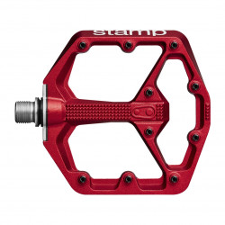 Crank Brohters Pedal Stamp small All Mountain, Enduro, Downhill, Freeride, Trail, Crank-System, 9/16", Aluminium, rot