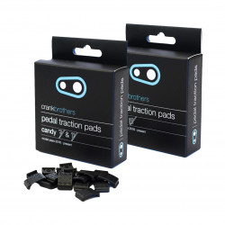 Crank Brothers Pedal Tractions Pads Kit beinhaltet: 8 x 1mm tractions pads und 8 x 2mm tractions pads
