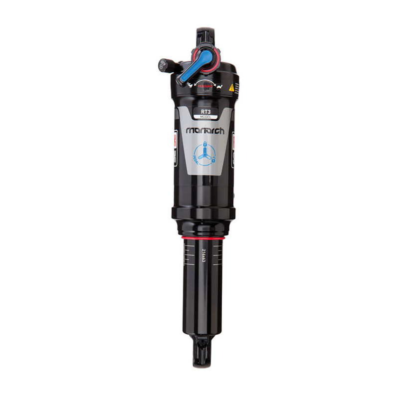 RockShox Rear Shock Monarch RT3 (165x38/6.5x1.5) Tune-MidReb/MidComp, Soft Pedal Tune, 320 Lockout Force, Fast Black Body D1