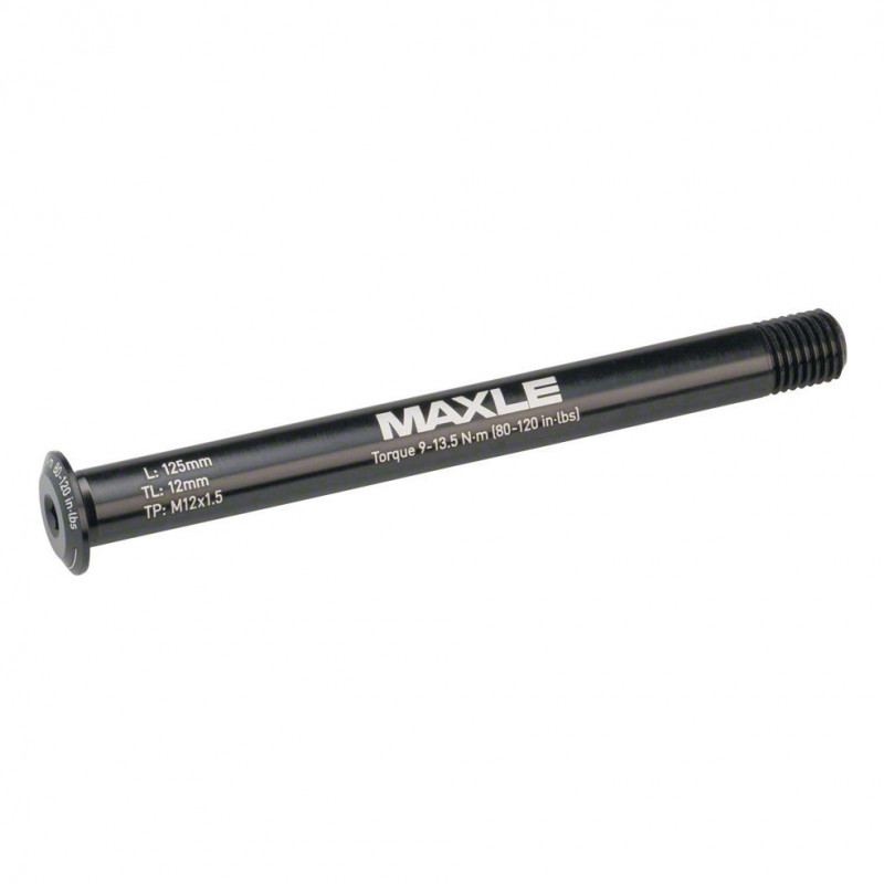 Axle Maxle Stealth Front Road, 12x100, Length 125mm, ThreadLength 12mm, Thread Pitch M12x1.50 - Road