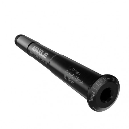 Axle Maxle Stealth Front MTB, 15x150, Length 198mm, Thread Length 9mm, Thread Pitch M15x1.50 - Bluto