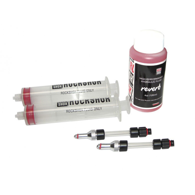 RockShox Standard Bleed Kit (includes 2 Syringes/fittings, Reverb Hydraulic Fluid, 120ml Bottle new)