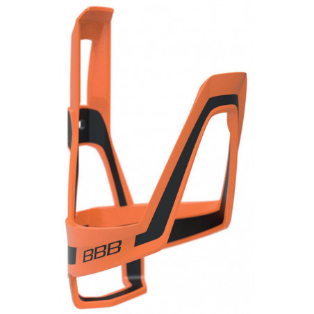 Bidonhalter Dualcage orange-schwarz matt, Composite 37g, inkl. Inoxschrauben