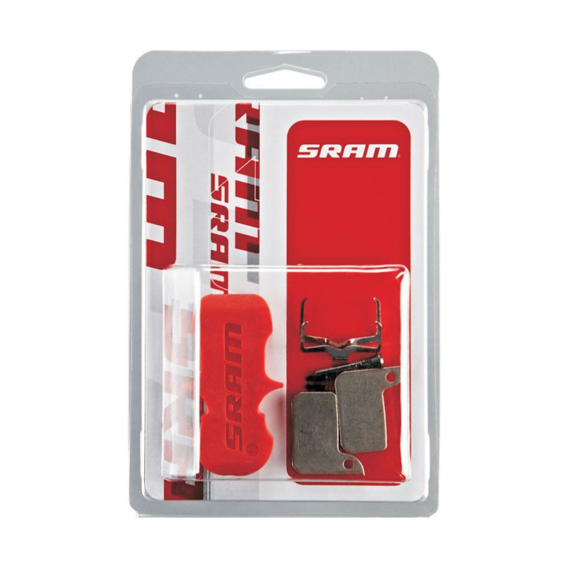 Disc Brake Pads Sintered/Steel (includes guide pin, clip & pad spreader) - SRAM Hydraulic Road Disc, Level Ultimate/TLM