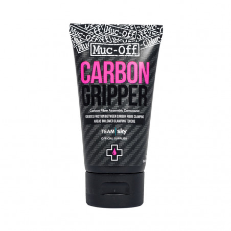 Muc-Off "Carbon Gripper" Geeignet an Carbonteilen wie z.B Sattelstützen, Sattelrohr, Vorbau oder Lenker.