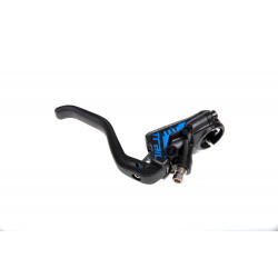 Bremsgriff MT Trail Carbon, schwarz, Blende blau,  2-Finger Aluminium-Hebel, schwarz (VE : 1 Stück)