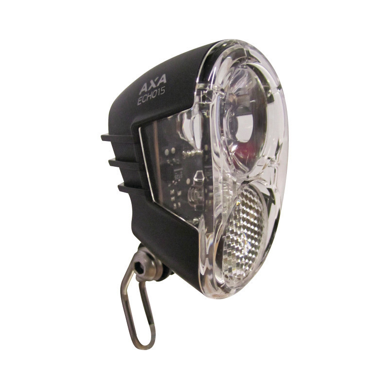 AXA Scheinwerfer Echo 15 LED Schalter schwarz offen