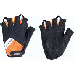 Handschuhe Sommer Highcomfort Kurzfinger unisex, schwarz-orange M