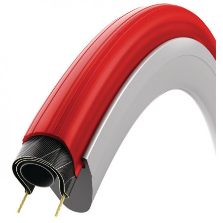 Vittoria Pneu Zaffiro Pro Home Trainer 700x23c Falt rot