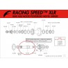 Achse Racing Speed/Red Wind XLR/0/1/3, RS-007 Hinterrad Alu