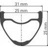 XRC 1200 Spline 29 Hinterrad Boost, Mod. 19, Center Lock 12x148mm 25mm Shimano/Sram XD