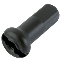Nippel Messing 14mm schwarz, 2,0mm, 100 Stk.