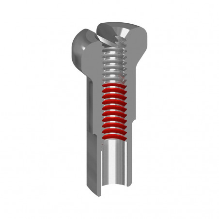 DT Swiss Nippel Prolock Messing 2.0mm Gewinde, 16mm lang, schwarz, 100 Stück