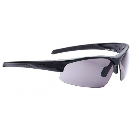 Brille Impress schwarz-matt/Glas schwarz