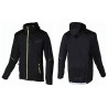 Regenjacke DeltaShield schwarz-neongelb 10'000mm Wassersäule, unisex, XXL