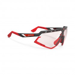 Rudy Project Defender impactX2 Brille matte black-red fluo, photochromic red