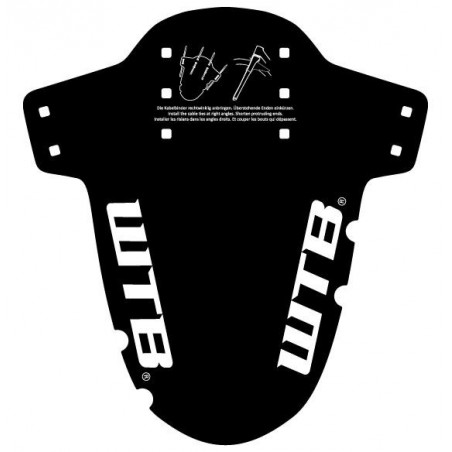 WTB Logo Gravel Mud Guard fork mount, black