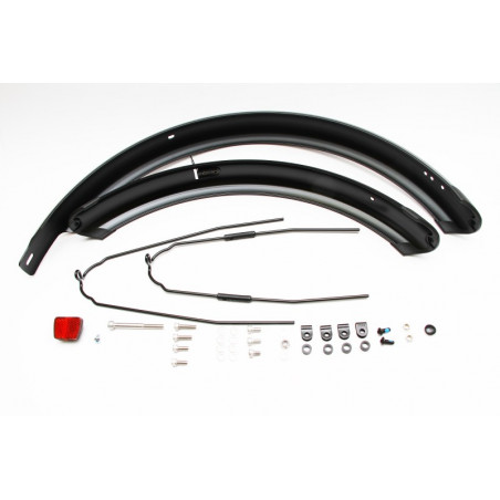 Mudguards, 20', Black, Splashguard, 60mm