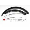 Mudguards, 20', Black, Splashguard, 60mm