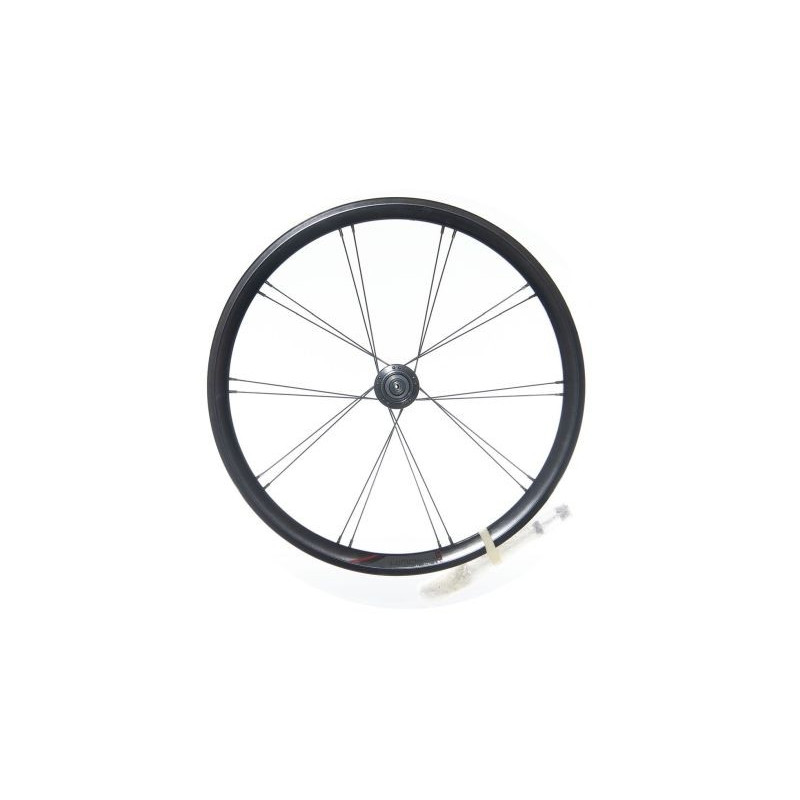 Front Rim Set, 22 x 20H, Kinetix Pro Dis Disc, 100 mm Black