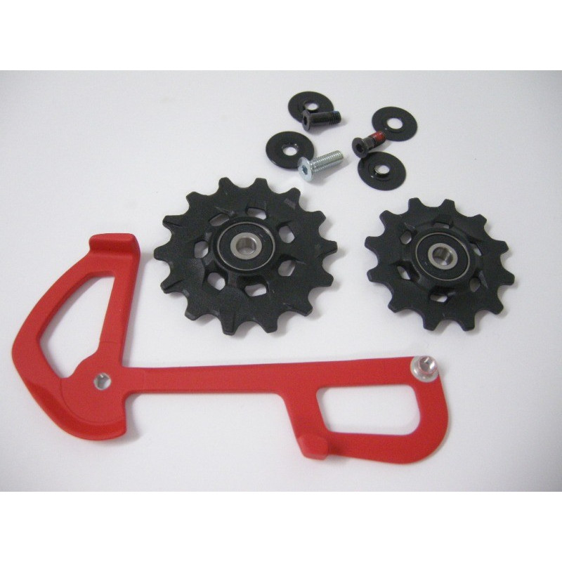 X01 Eagle Rear Derailleur 12 speed X-Sync Pulleys and InnerCage Red, Sram