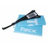 Tacx Set aus Schweißfänger mit Sichtfenster für Smartphone und Trainingshandtuch