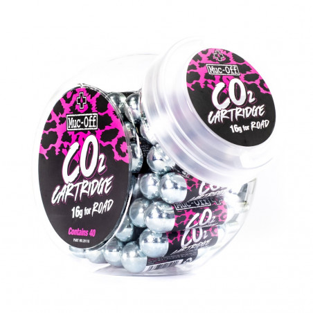 Muc-Off Countertop CO2-Kartuschen 16g, 40 Stück