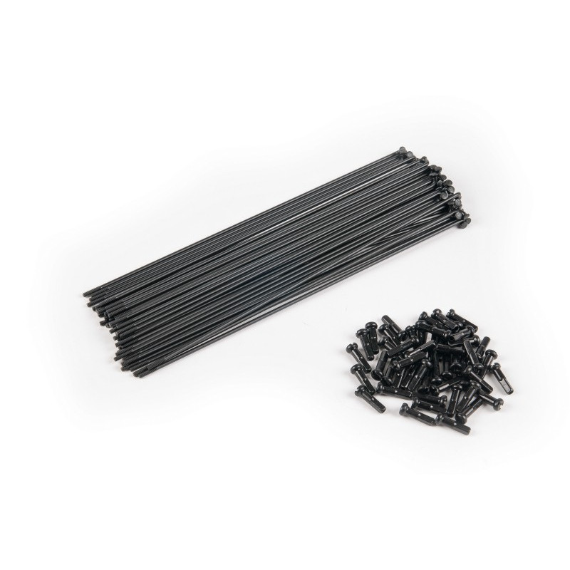 PG 186mm spokes incl. black nipp 40pcs