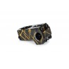 FIELD stem, 50mm reach, frontloader black/gold  SALTPLUS