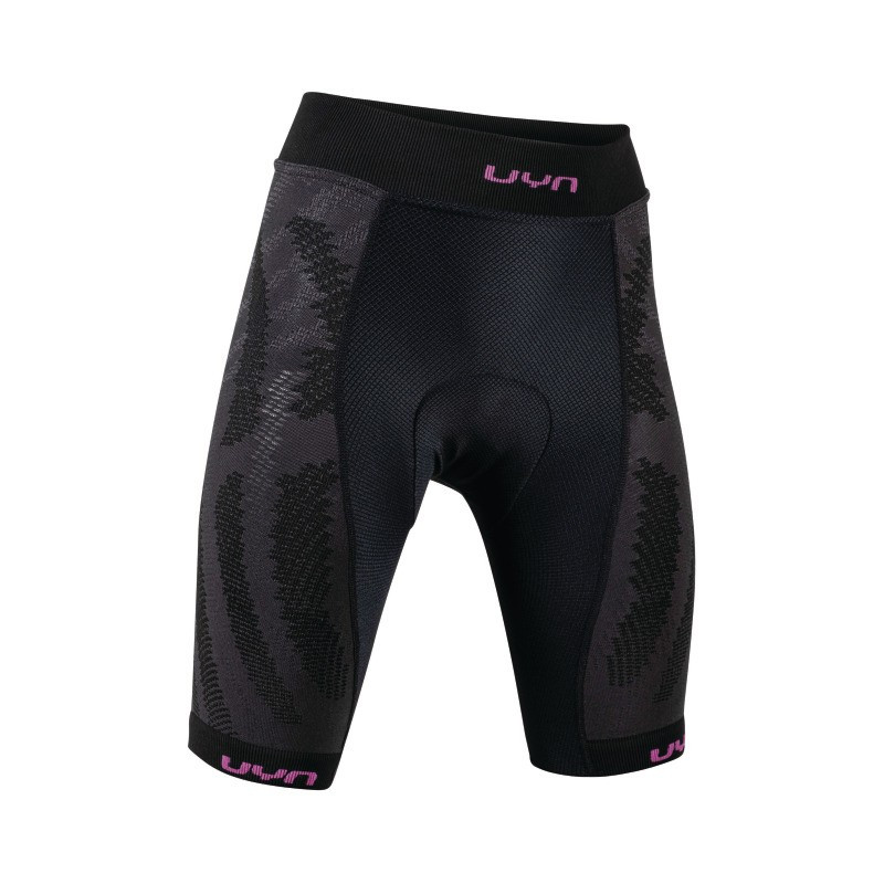 UYN LADY Bike Activyon Pants short charcoal / black / pink
