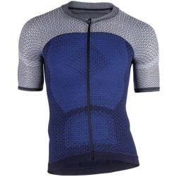 UYN Man Bike Alpha Shirt short sleeve medieval blue / sleet grey