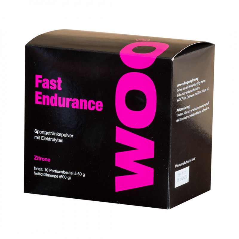 WOO Fast Endurance / 10X Portionen à60g Zitrone